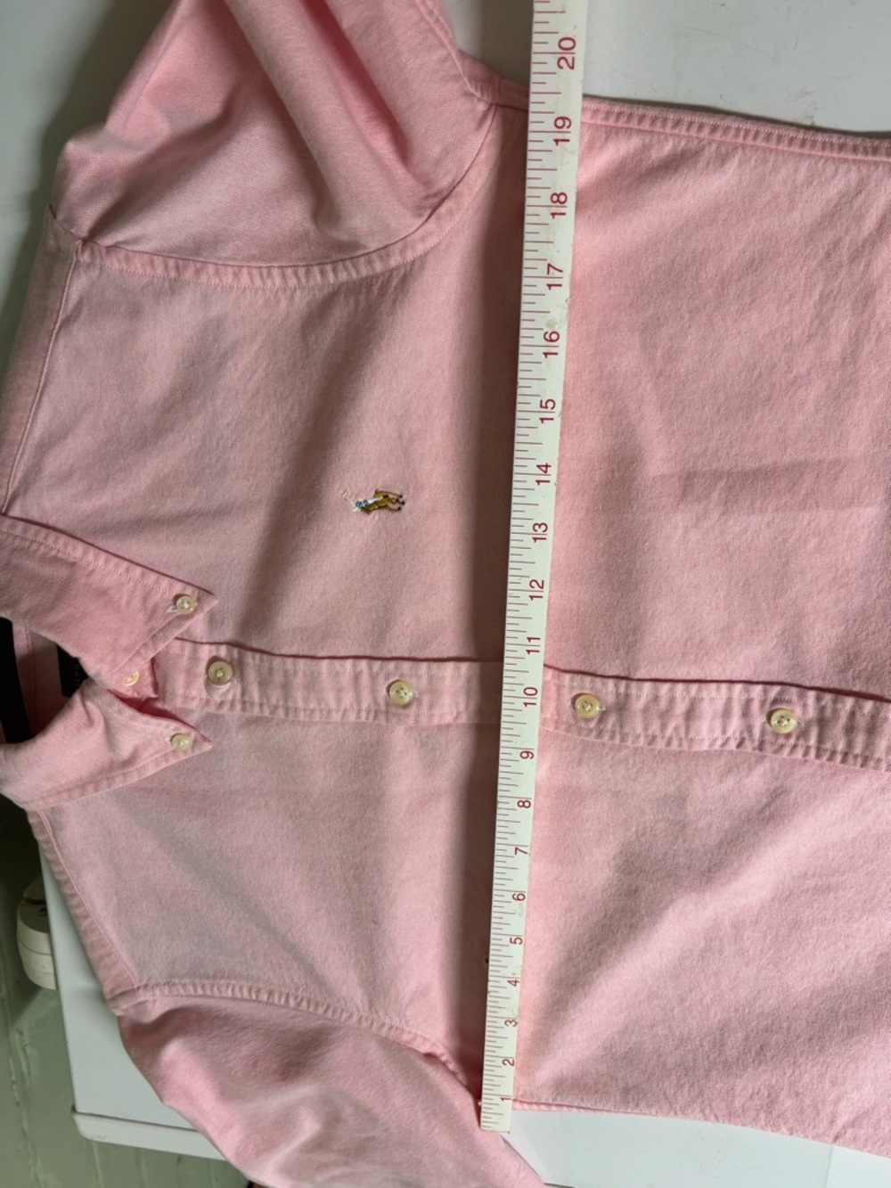 Ralph Lauren Button-Down Oxford Shirt - Pink - Picture 6 of 8